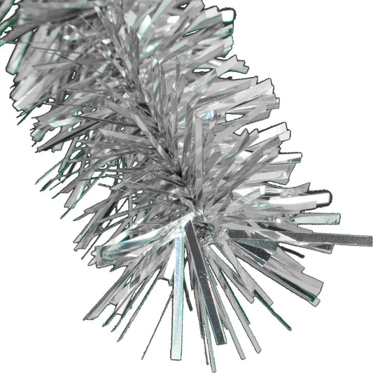 SILVER TINSEL GARLAND