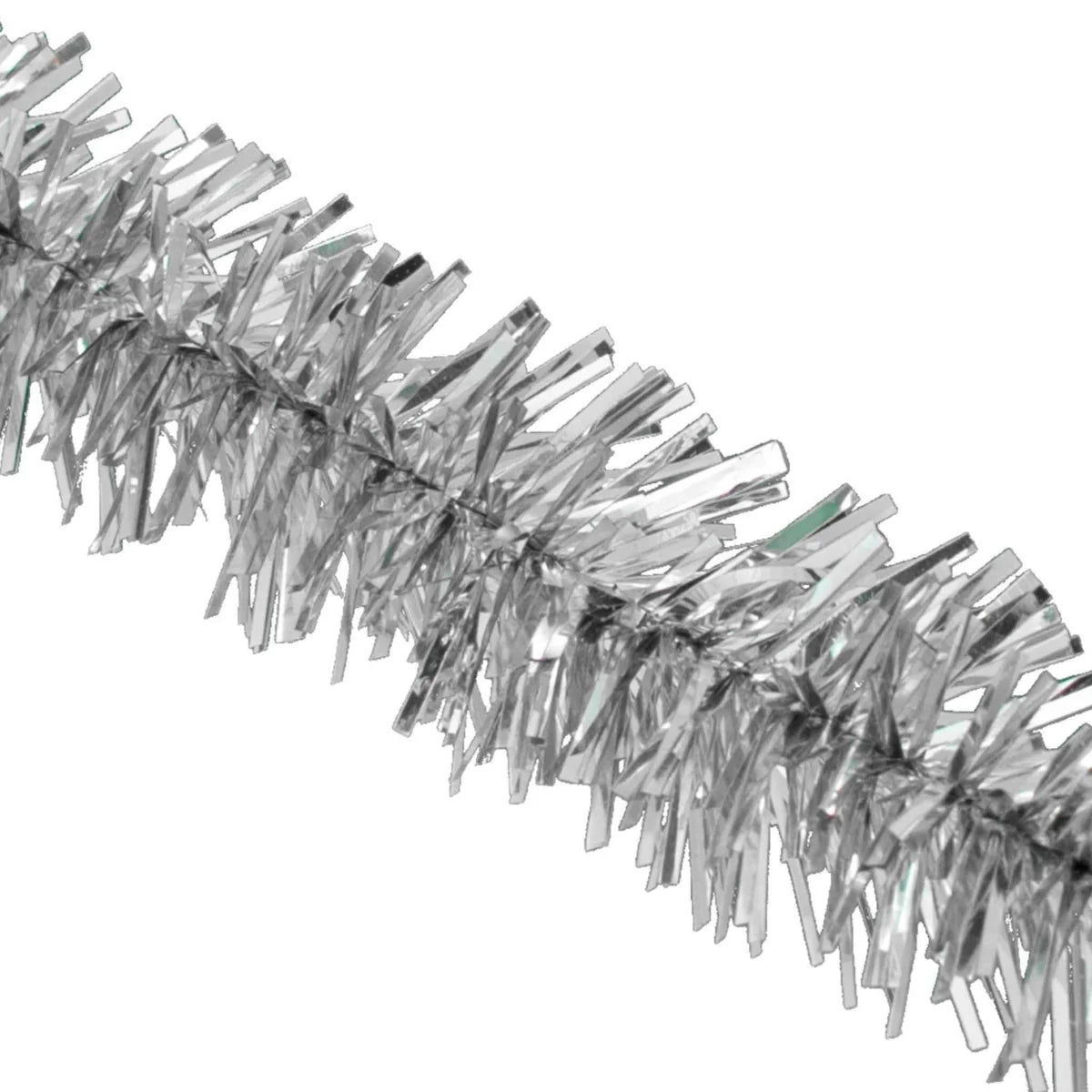 SILVER TINSEL GARLAND