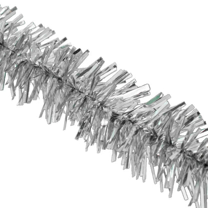 SILVER TINSEL GARLAND