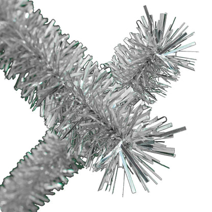SILVER TINSEL GARLAND
