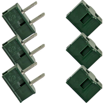 SLIDE-ON MALE & FEMALE ZIP PLUGS
