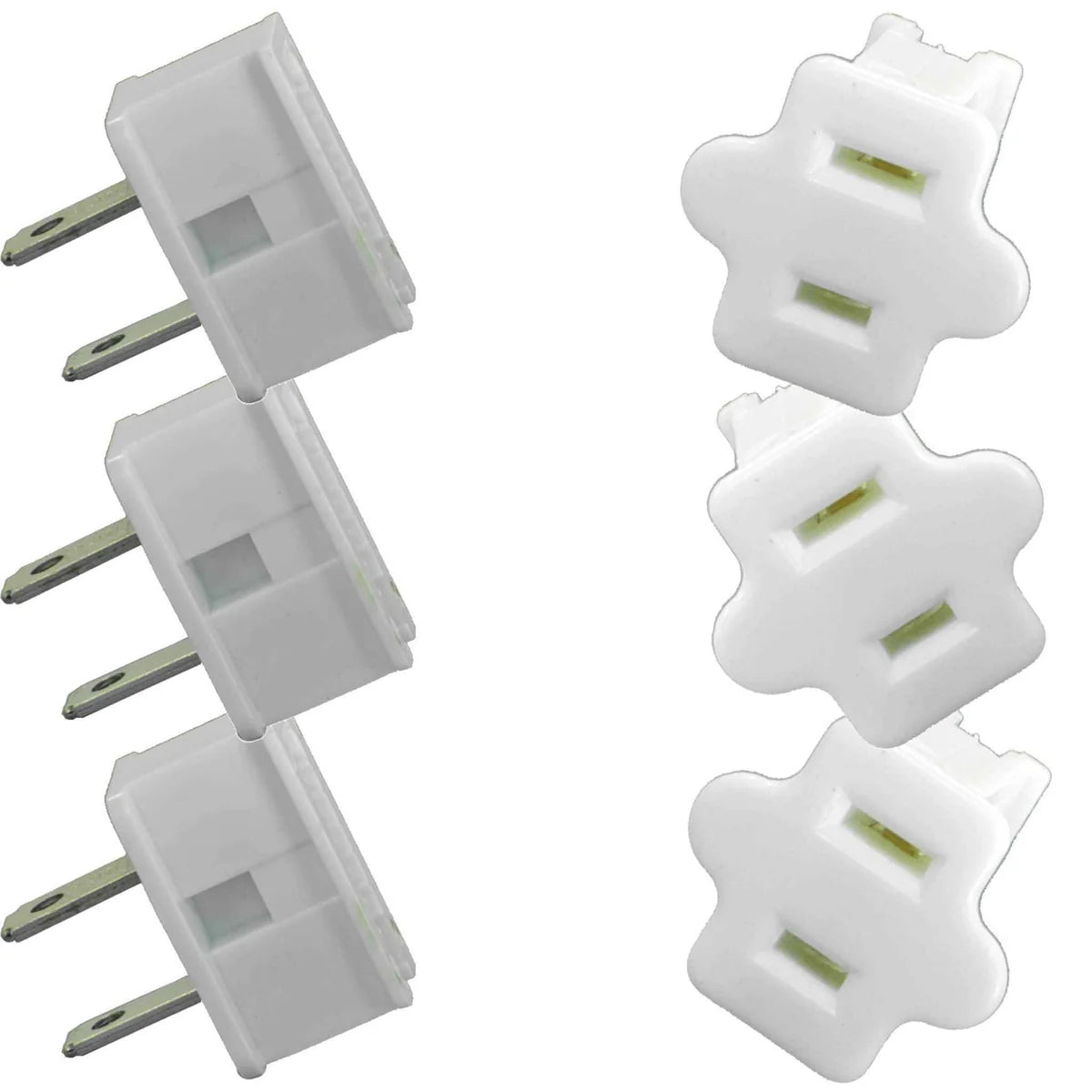 SLIDE-ON MALE & FEMALE ZIP PLUGS