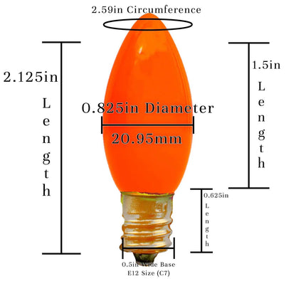 SOLID ORANGE LIGHTS
