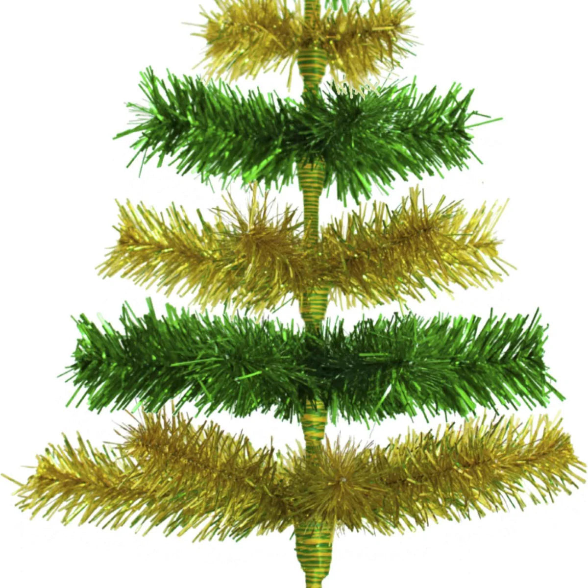 ST. PATRICK'S DAY LAYERED TINSEL TREE