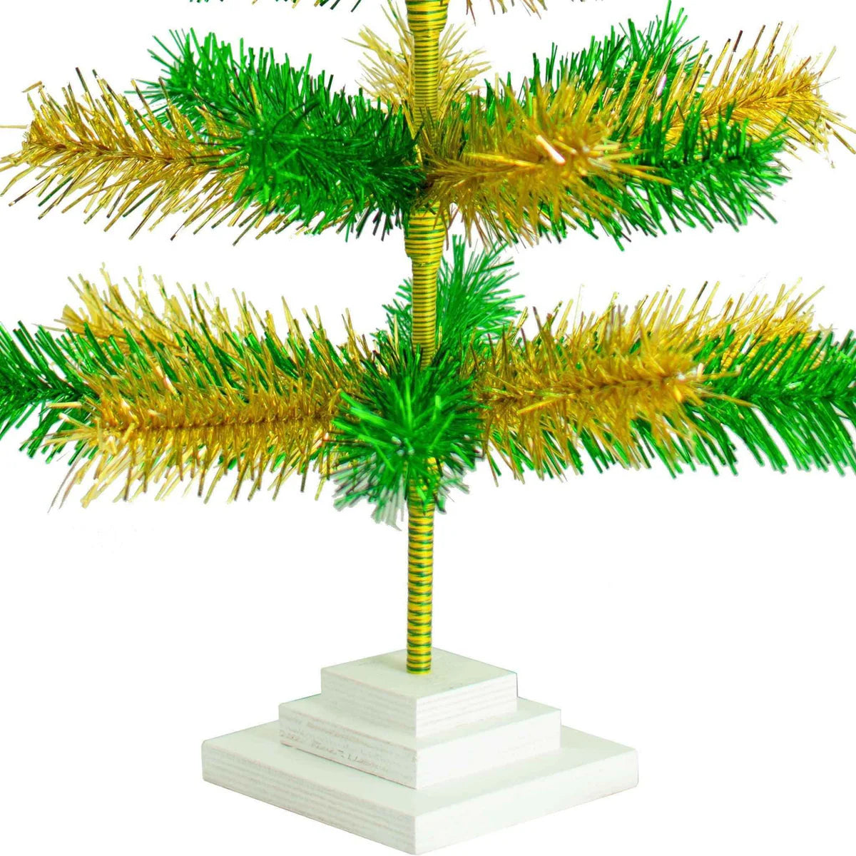 ST. PATRICK'S DAY MIXED TINSEL TREE