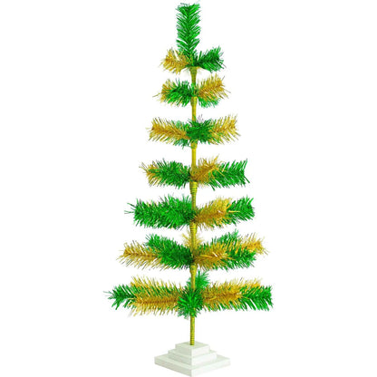 ST. PATRICK'S DAY MIXED TINSEL TREE