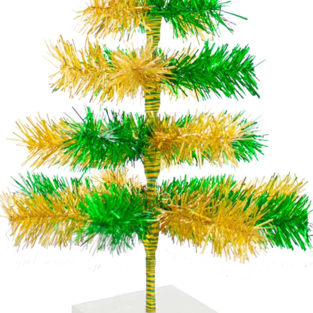 ST. PATRICK'S DAY MIXED TINSEL TREE