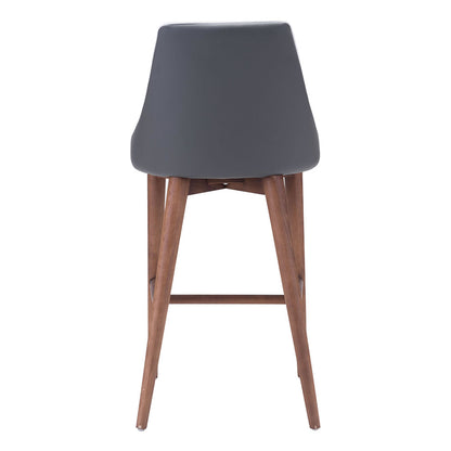 MOOR COUNTER STOOL DARK GRAY