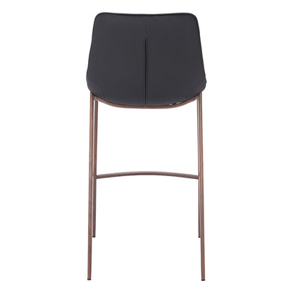 MAGNUS BARSTOOL BLACK & WALNUT