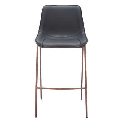 MAGNUS BARSTOOL BLACK & WALNUT