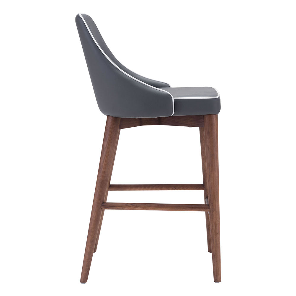 MOOR COUNTER STOOL DARK GRAY
