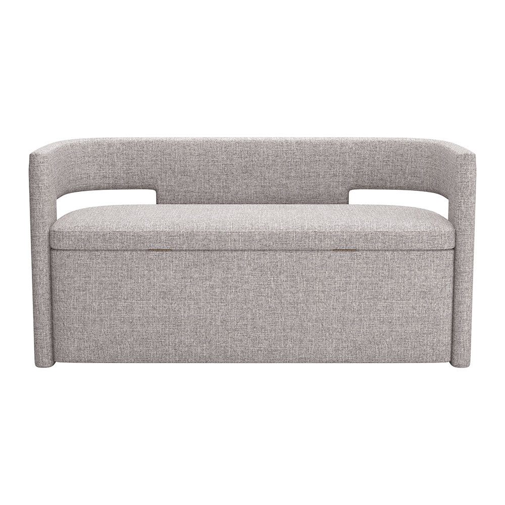 PAPUA STORAGE BENCH GRAY