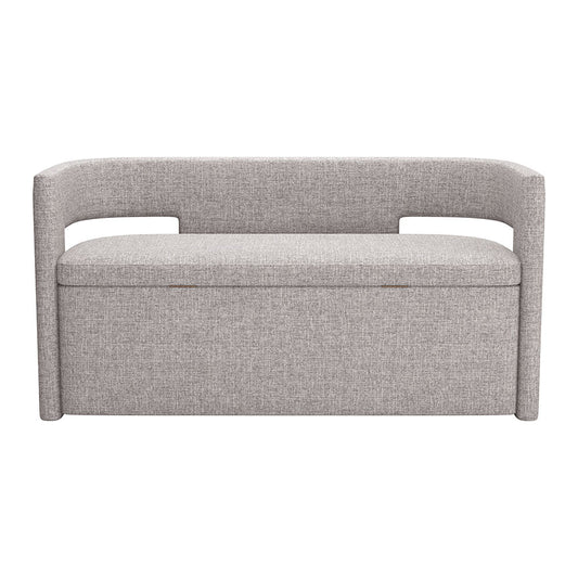 PAPUA STORAGE BENCH GRAY