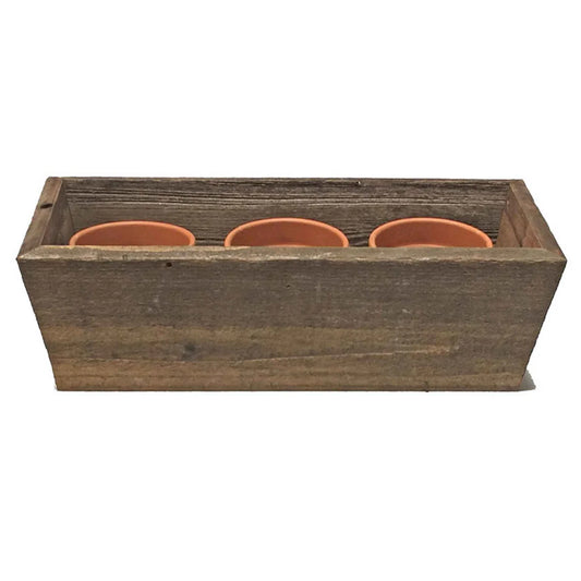 TAPERED WOODEN PLANTERS BOX
