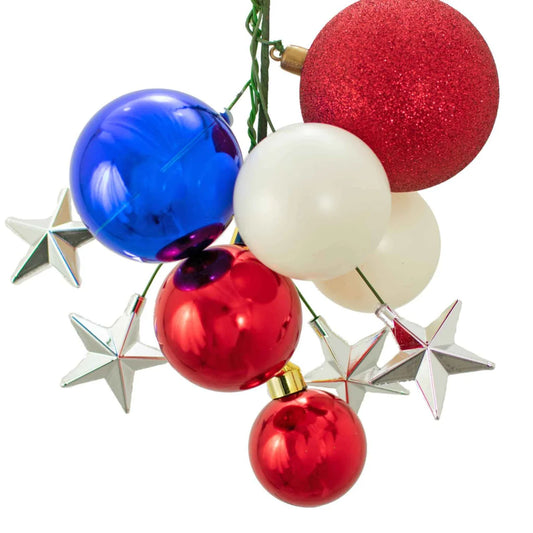 THE 4TH OF JULY BALL CLUSTER WITH SILVER STARS