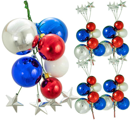 THE REGAL INDEPENDENCE DAY BALL CLUSTER WITH SILVER STARS