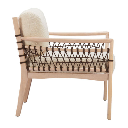WEZLY ACCENT CHAIR LVORY