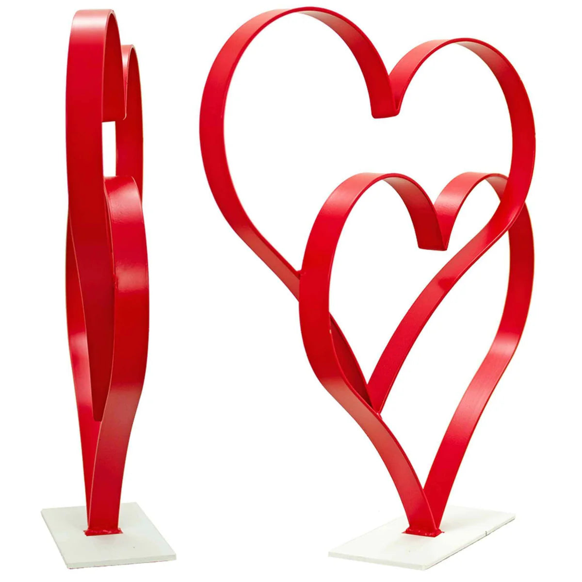 VALENTINE'S DAY DOUBLE HEART CENTERPIECE
