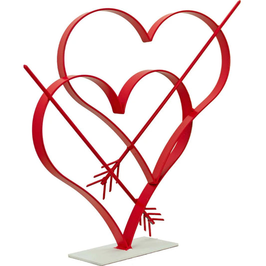 VALENTINE'S DAY DOUBLE HEART WITH CUPID'S ARROW