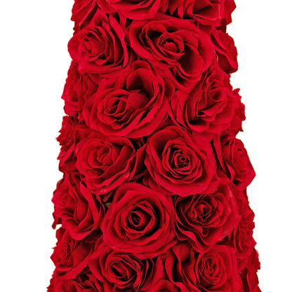 VALENTINE'S DAY RED ROSEBUD CONE TREE
