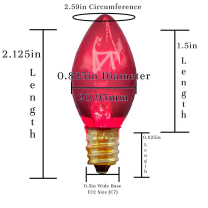 VALENTINE'S DAY REPLACEMENT LIGHT BULBS