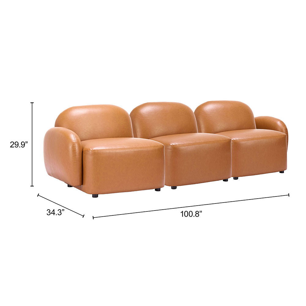 CLEO MODULAR SOFA BROWN