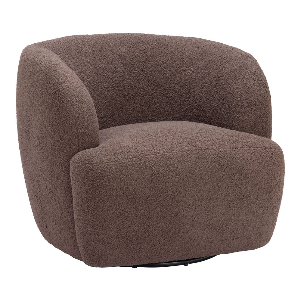 GOVAN SWIVEL CHAIR BROWN