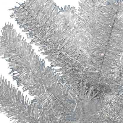 VINTAGE SILVER TINSEL BRANCH TREE