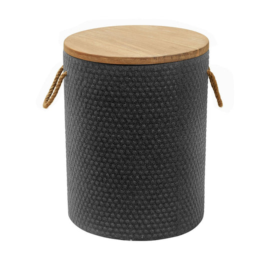 BEBAN SIDE TABLE NATURAL & BLACK