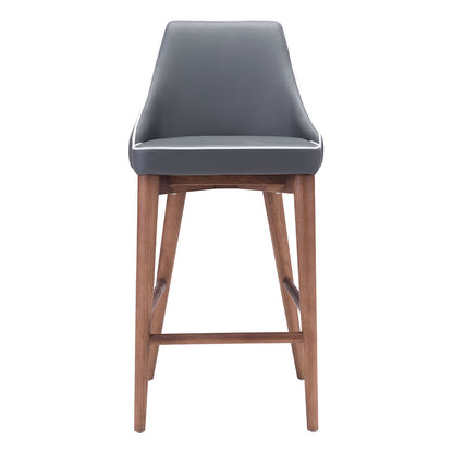 MOOR COUNTER STOOL DARK GRAY