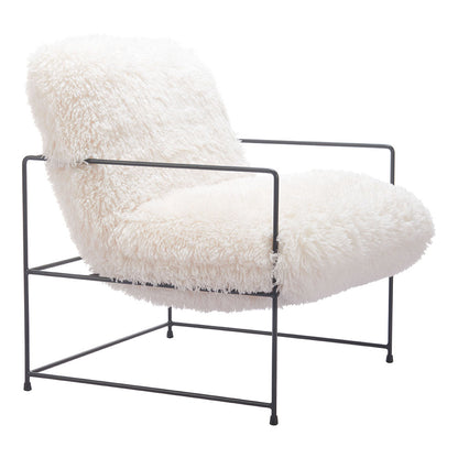 PELUT ACCENT CHAIR WHITE