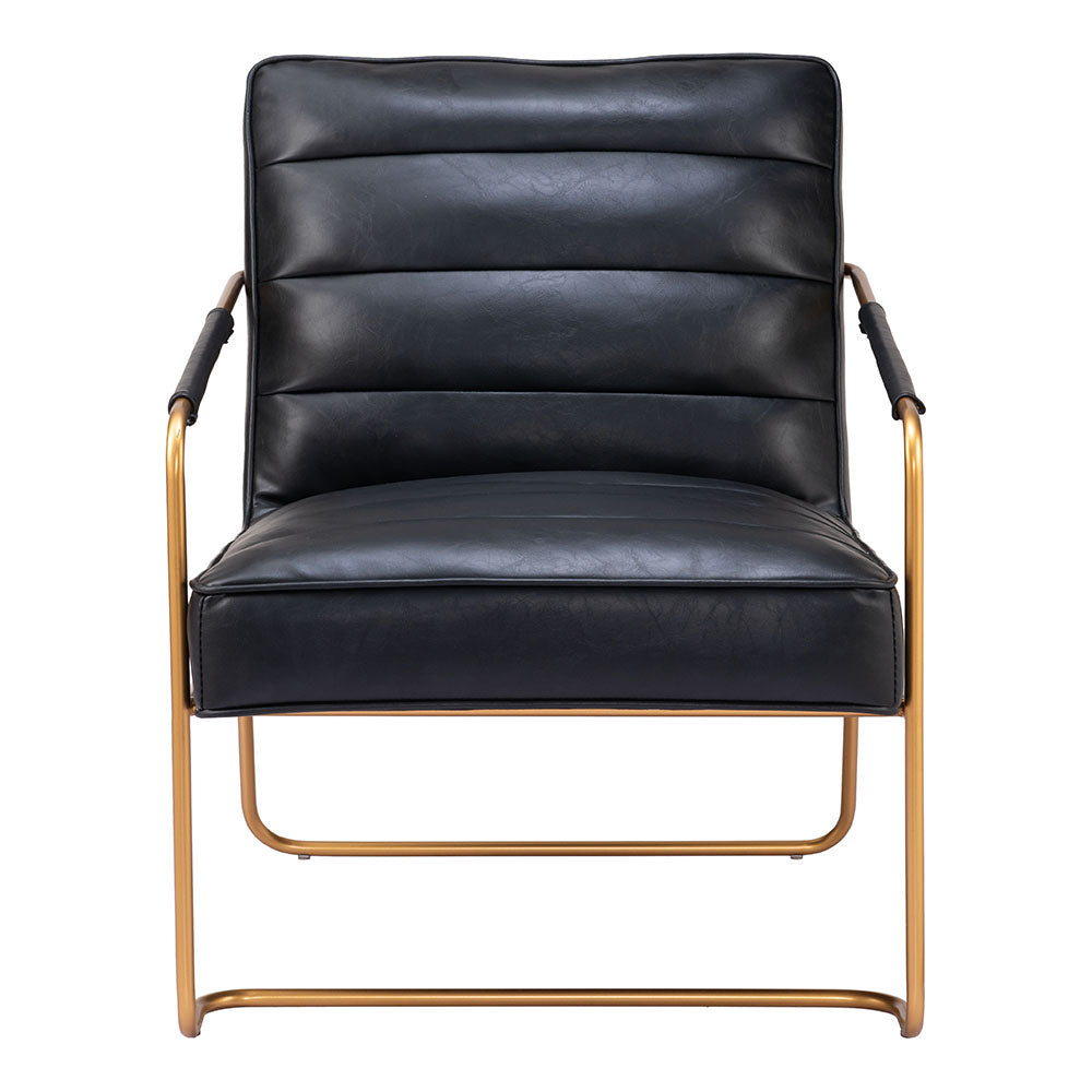 DALLAS ACCENT CHAIR VINTAGE BLACK