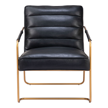 DALLAS ACCENT CHAIR VINTAGE BLACK