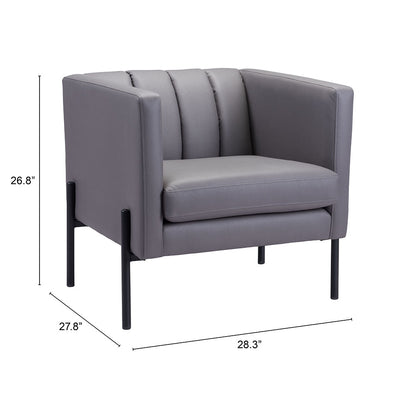 JESS ACCENT CHAIR GRAY