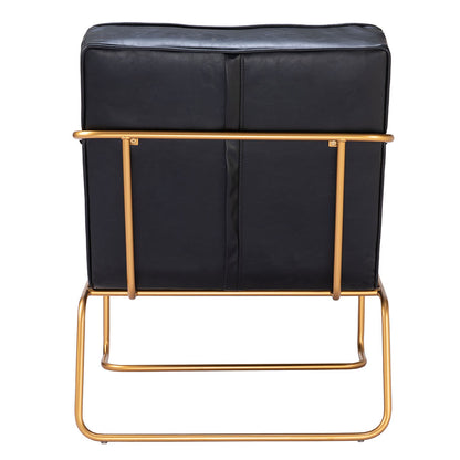 DALLAS ACCENT CHAIR VINTAGE BLACK