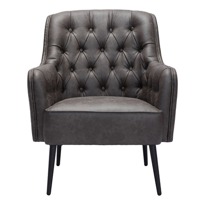 TASMANIA ACCENT CHAIR  VINTAGE BLACK