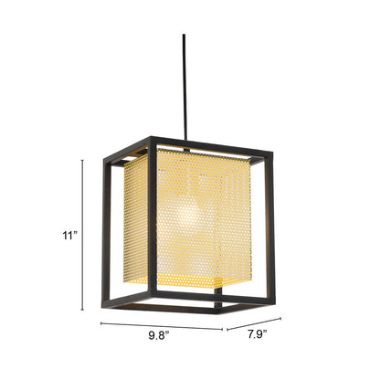 Yves Ceiling Lamp Gold & Black