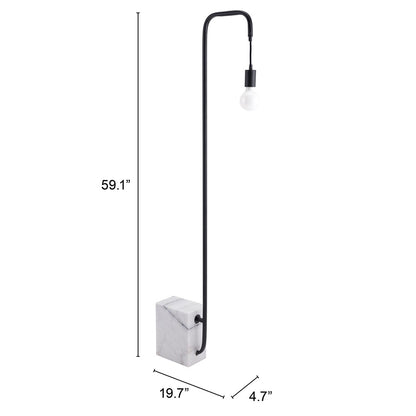 LANCIA FLOOR LAMP BLACK