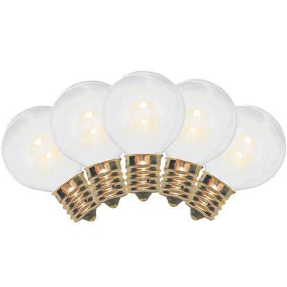 WHITE G40 LIGHT BULBS