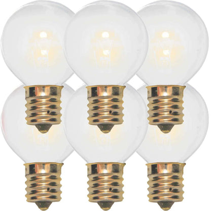 WHITE G40 LIGHT BULBS