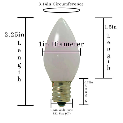 WHITE SOLID LED LIGHT BULBS