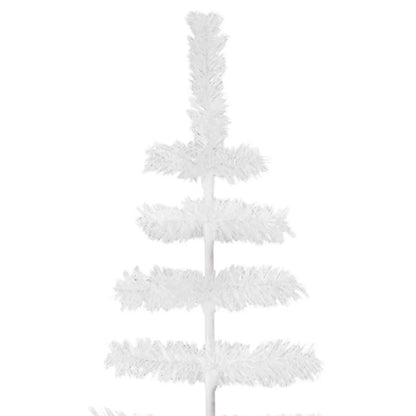 WHITE TINSEL CHRISTMAS TREE