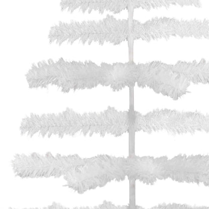 WHITE TINSEL CHRISTMAS TREE