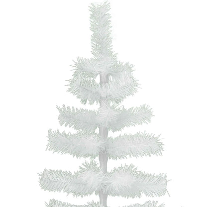 WHITE TINSEL CHRISTMAS TREE