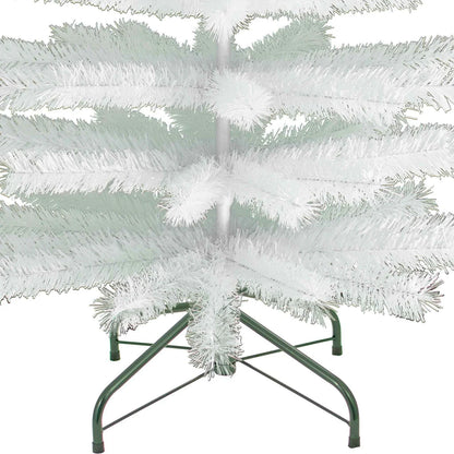 WHITE TINSEL CHRISTMAS TREE