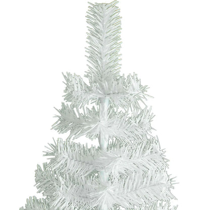 WHITE TINSEL CHRISTMAS TREE