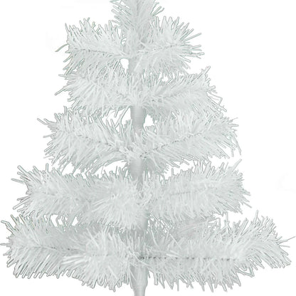 WHITE TINSEL CHRISTMAS TREE