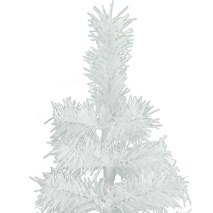 WHITE TINSEL CHRISTMAS TREE