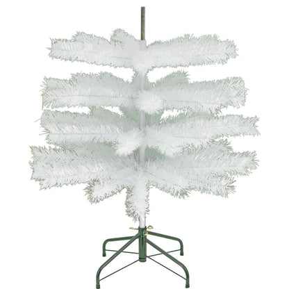 WHITE TINSEL CHRISTMAS TREE