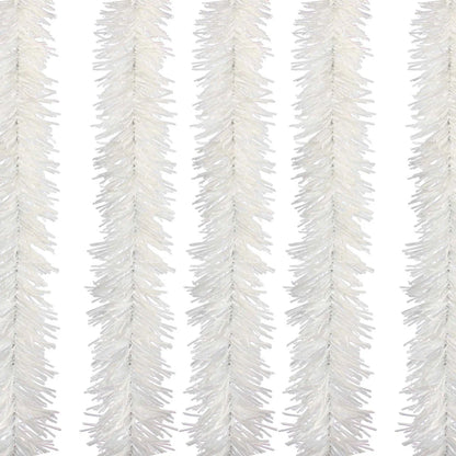 WHITE TINSEL GARLAND